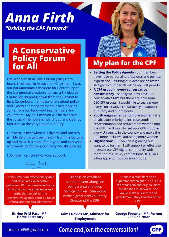 Anna Firth Conservative Policy for All