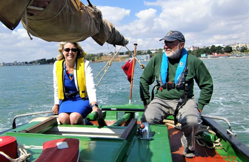 Anna on the Endeavour 