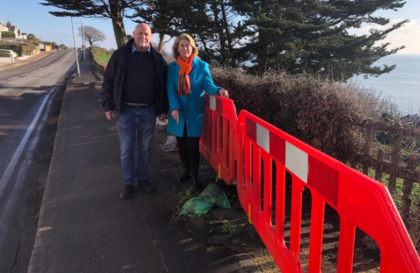 Anna and councillor Craig Watt