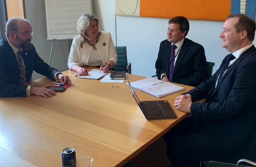 Anna and James meet with c2c bosses