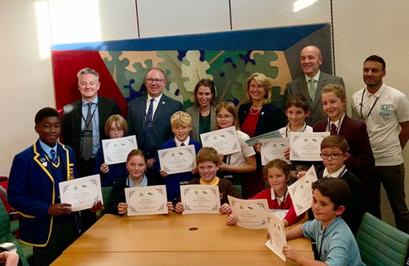 Anna at Children's Parliament 