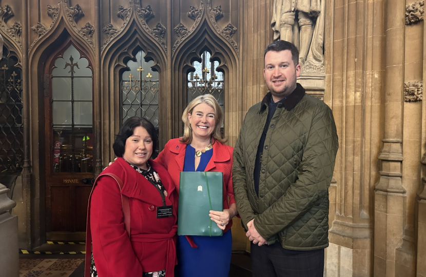 Showing my constituents around Parliament