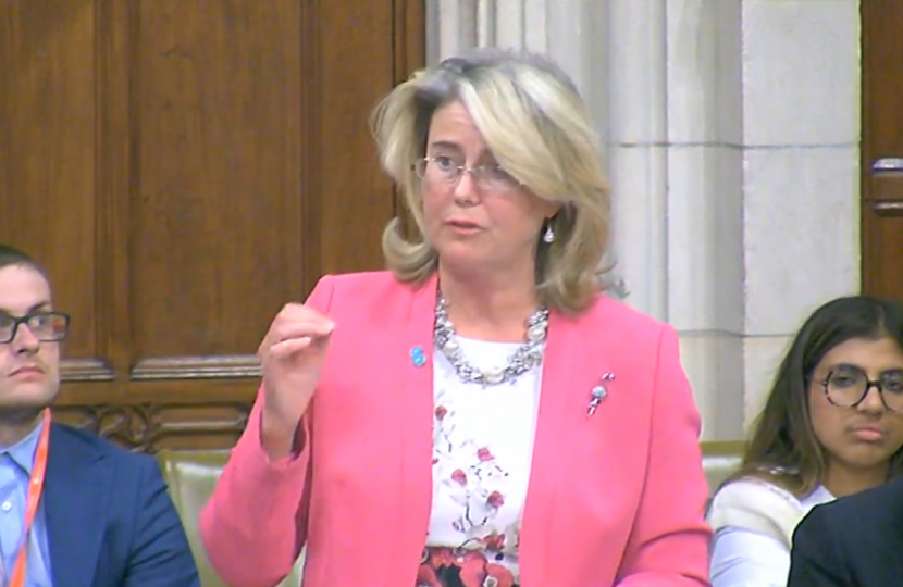 Anna speaker in Westminster Hall 