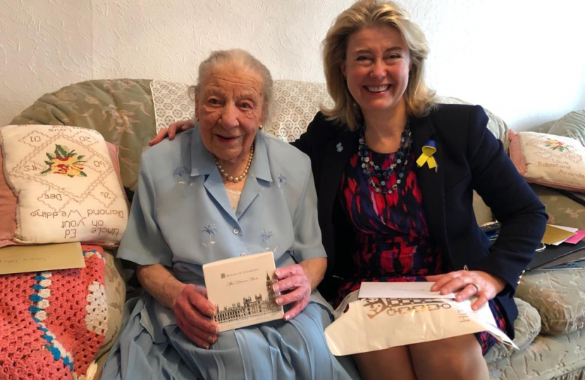 Anna with Centenarians