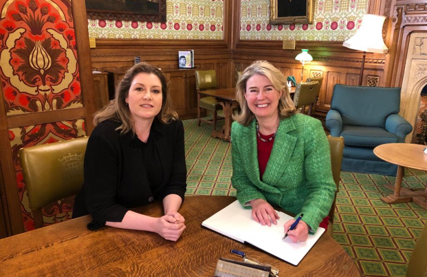 Anna with Penny Mordaunt MP