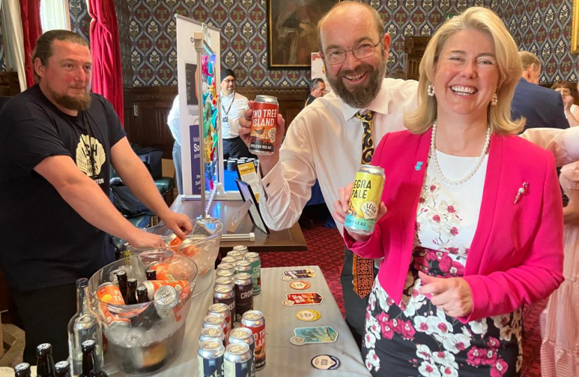 Anna and James with Leigh on Sea brewery 