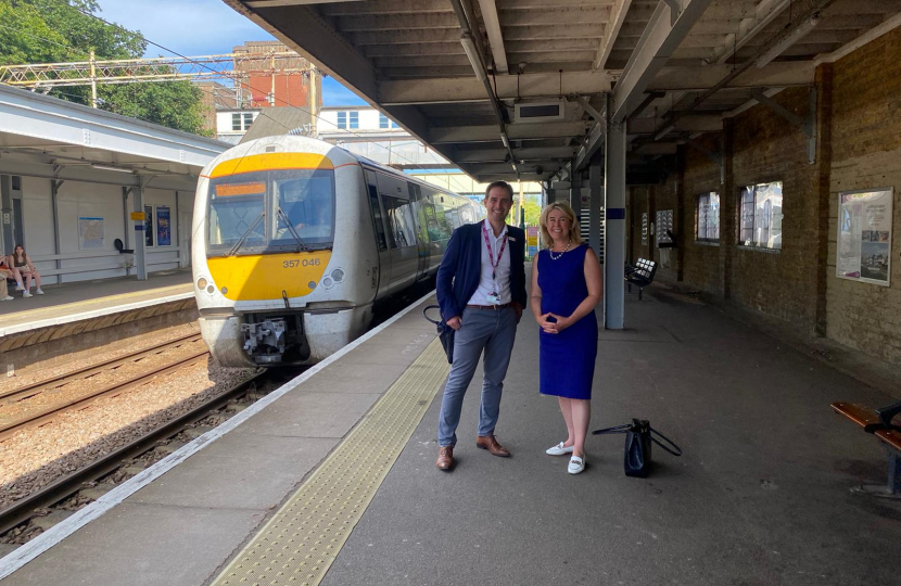 Anna at Chalkwell Station