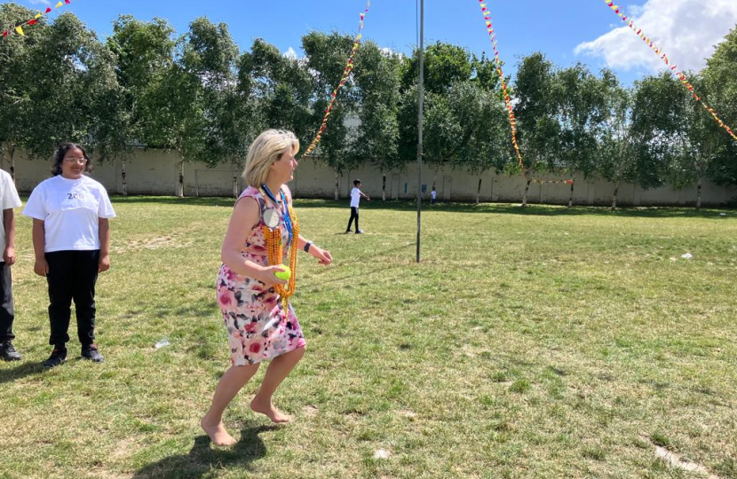 Anna at the Tamil Community Sports Day