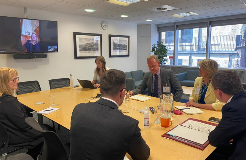 Roundtable meeting joined by Rt Hon Penny Mordaunt via Zoom