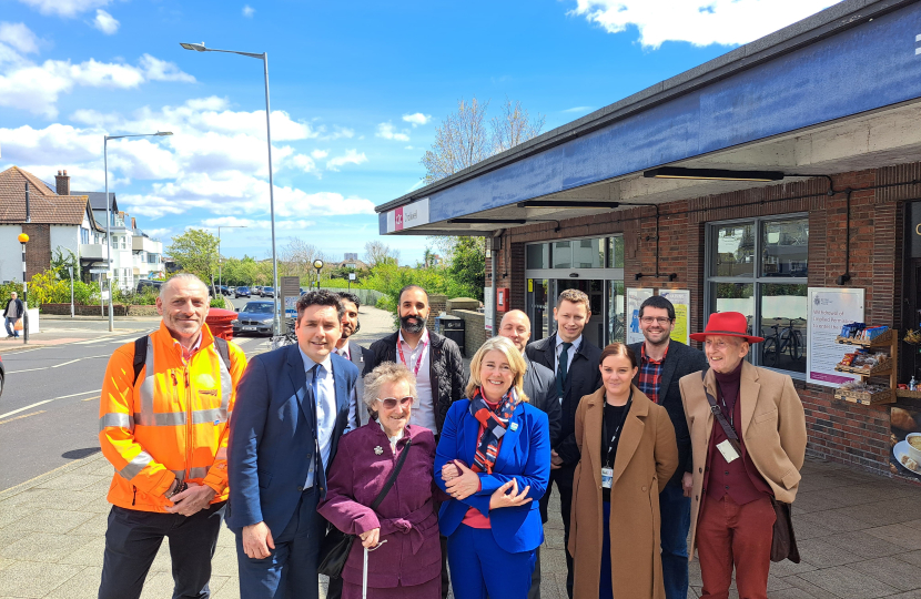 Outside Chalkwell Station