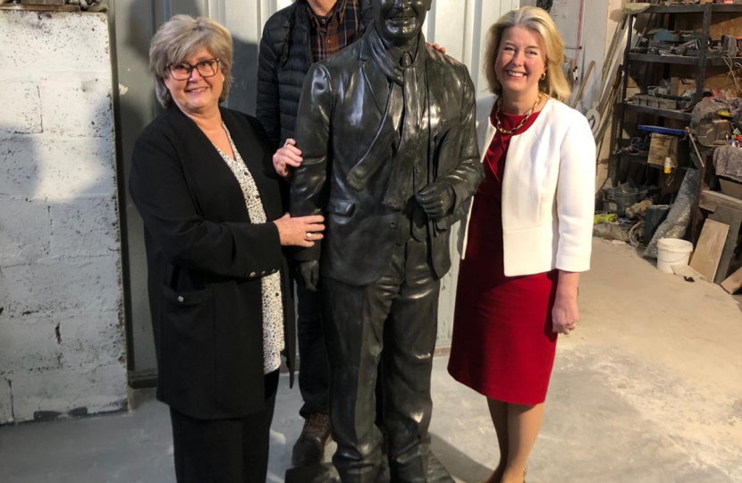 L-R: Lady Amess, Andrew Lilley, Anna Firth