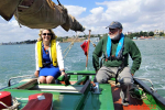 Anna on the Endeavour 