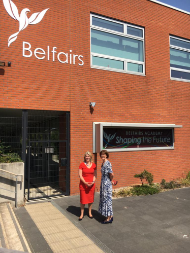 Anna Firth visits Belfairs Academy