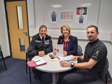 Anna with Southend Police