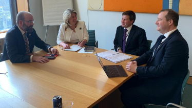 Anna and James meet with c2c bosses