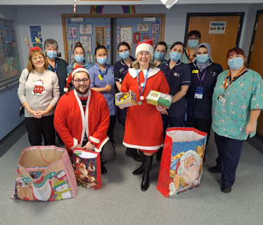 Anna at the Childrens Ward