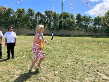 Anna at the Tamil Community Sports Day