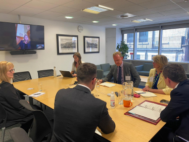 Roundtable meeting joined by Rt Hon Penny Mordaunt via Zoom