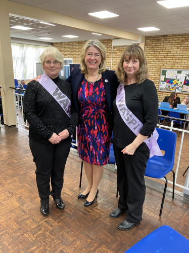 Anna with Frances and Debbie