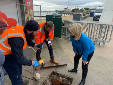 Inspecting a drain